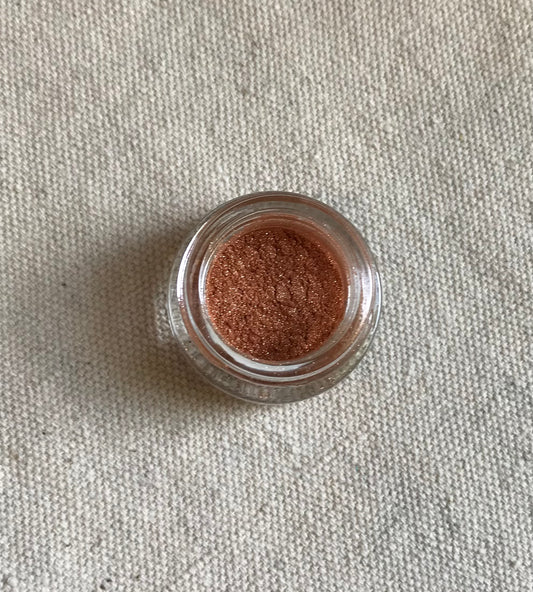 Golden Amber Sparkle: Eyeshadow + Highlight